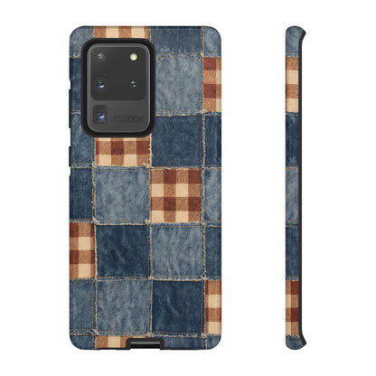 Denim Patchwork Tough Case