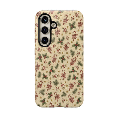Candy Cane Gingham Tough Case
