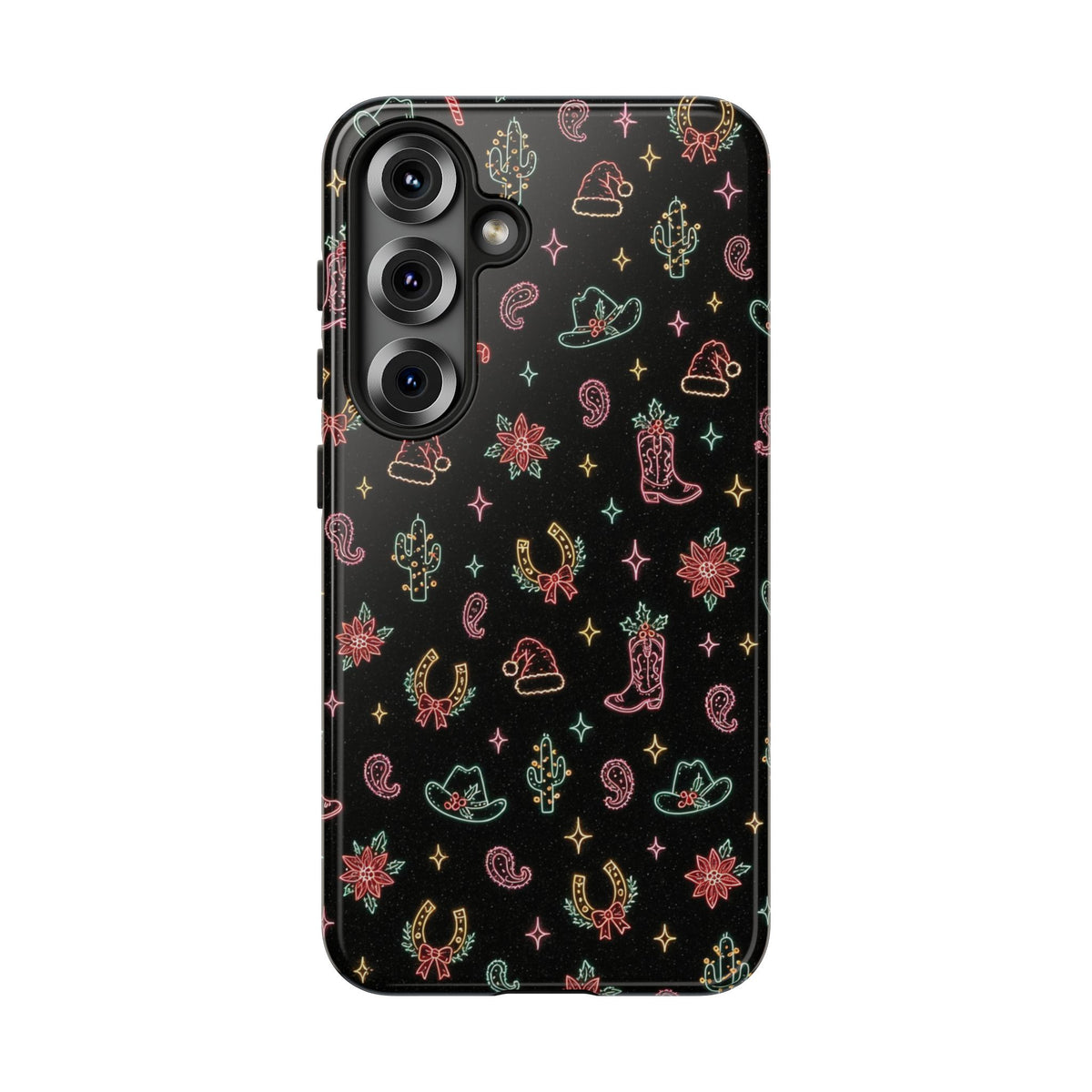 Neon Holiday Doodles Tough Case