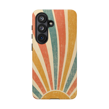 Retro Sun Rays Tough Case