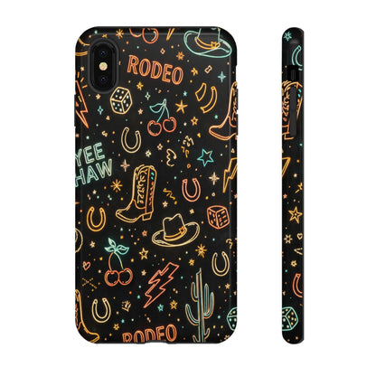 Retro Neon Rodeo Tough Case