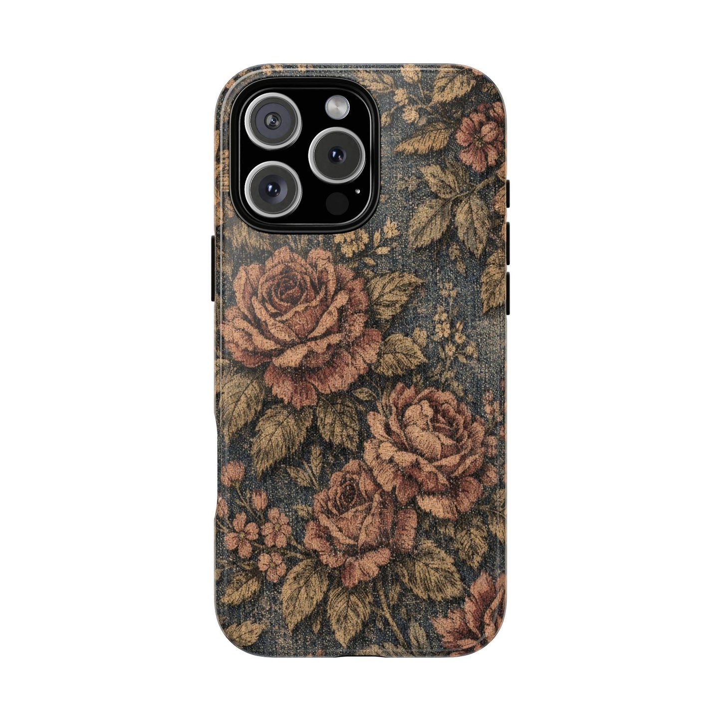 Denim Blooms Tough Case