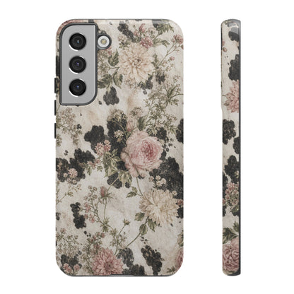 Floral Cowhide Tough Case