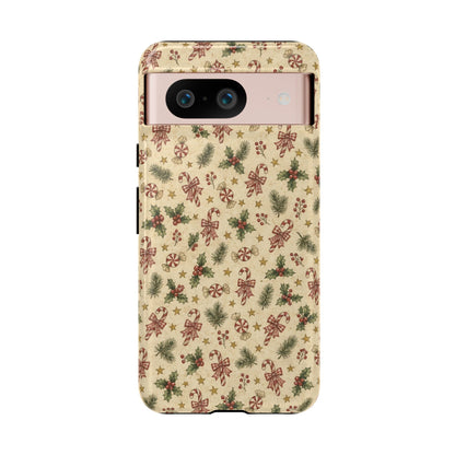 Candy Cane Gingham Tough Case