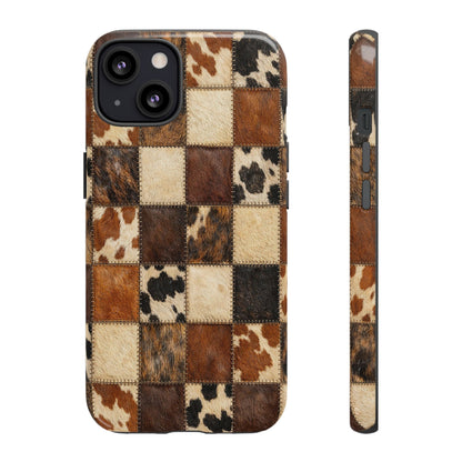 Cowhide Quilt Tough Case