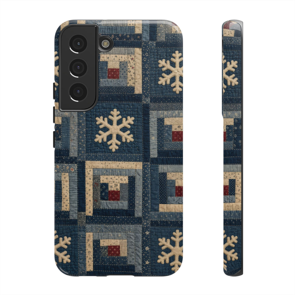 Snowflake Quilt Tough Case