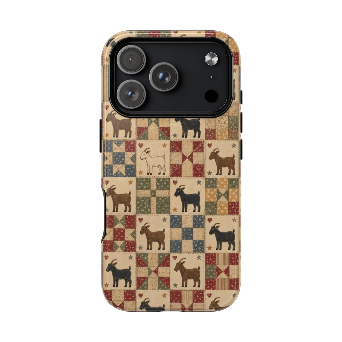 Goat Quilt Magnetic Case
