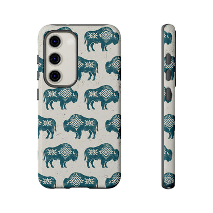 Teal Aztec Buffalo Tough Case