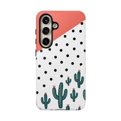 Polka Dot Cactus Tough Case