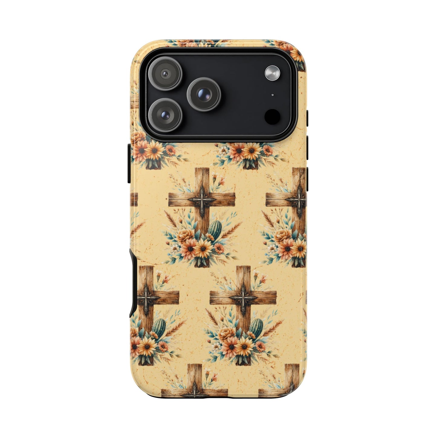 Floral Crosses Tough Case