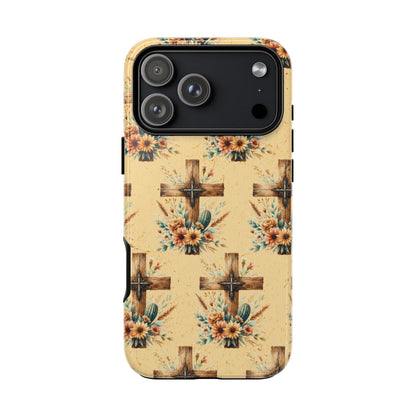 Floral Crosses Tough Case