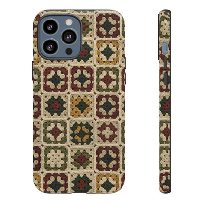 Christmas Granny Square Tough Case