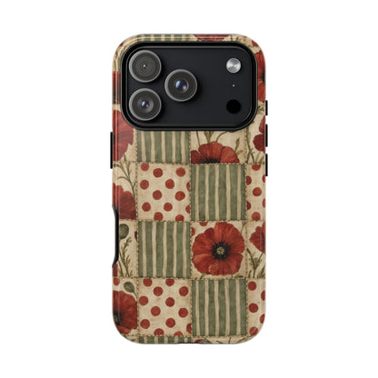 Poppy Patchwork Tough Case