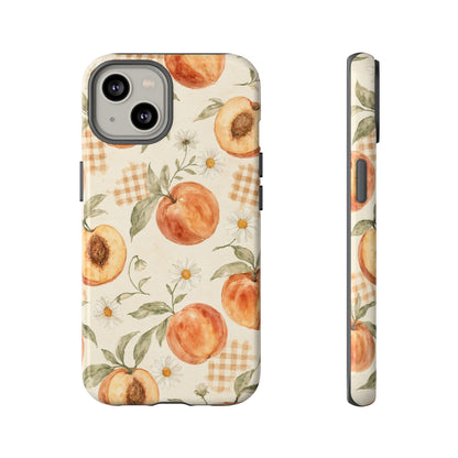 Peachy Gingham Tough Case