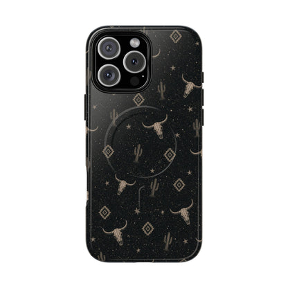 Midnight Longhorn Magnetic Case