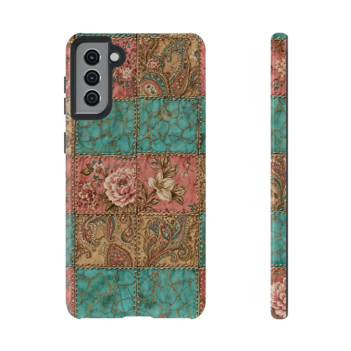 Turquoise Paisley Tough Case