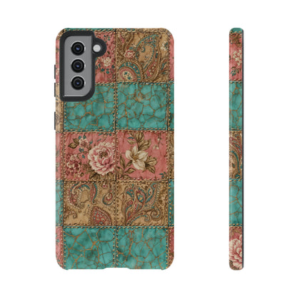 Turquoise Paisley Tough Case