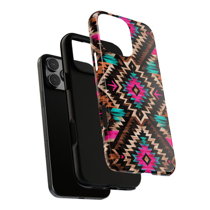 Neon Aztec Rug Tough Case