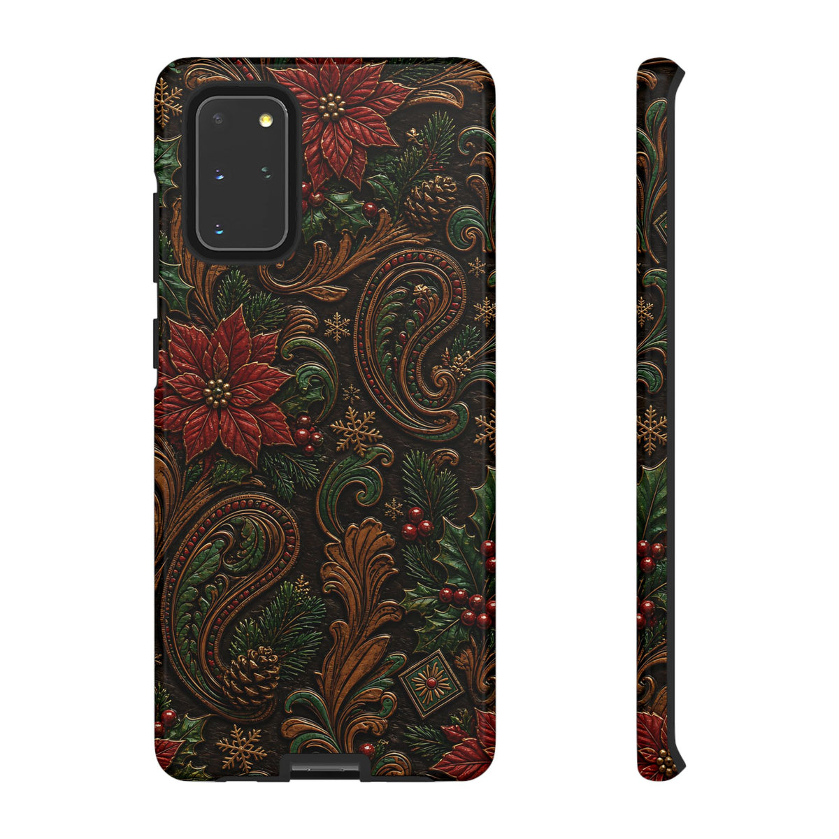 Carved Christmas Paisley Tough Case