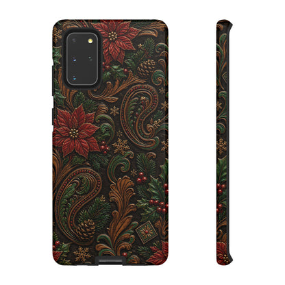 Carved Christmas Paisley Tough Case