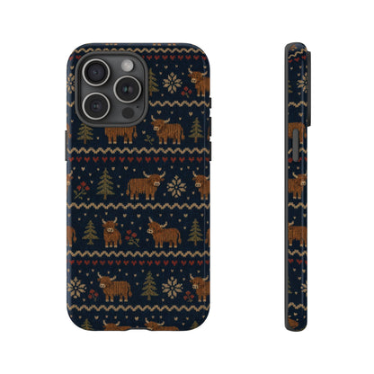 Highland Cow Sweater Tough Case