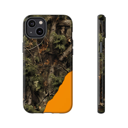 Torn Camo Orange Tough Case