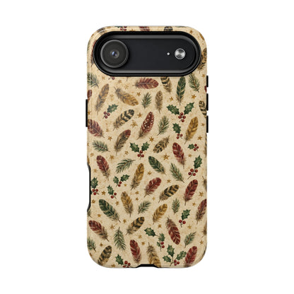 Christmas Feathers Magnetic Case