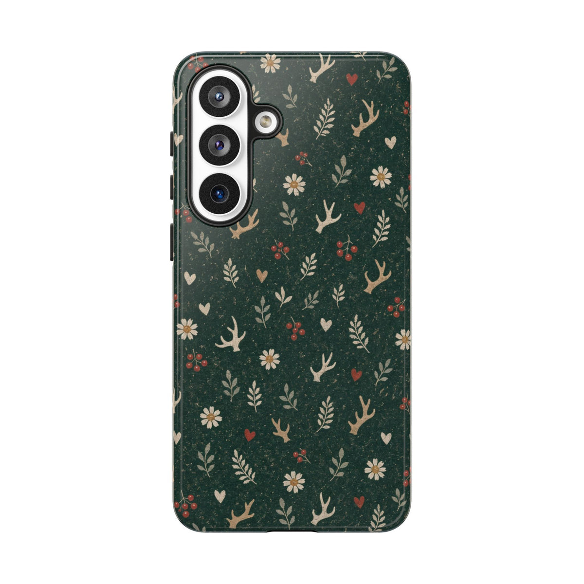 Antler Daisies Evergreen Tough Case