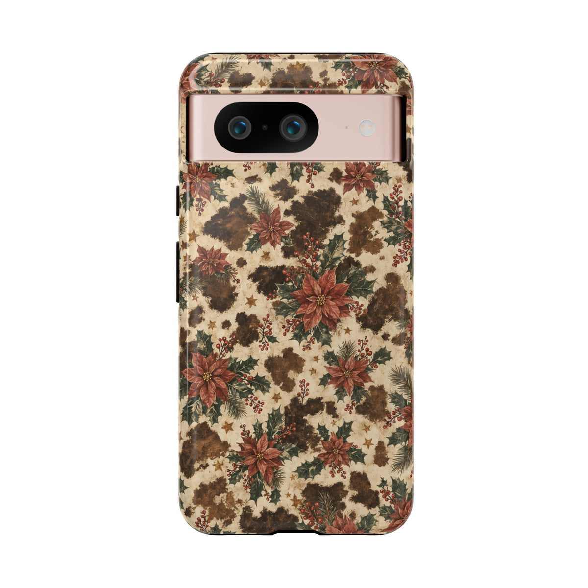 Cowhide Poinsettia Tough Case
