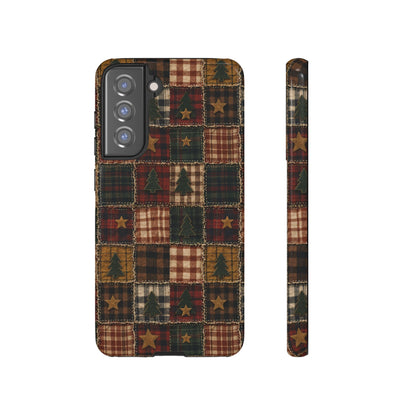Christmas Rag Quilt Tough Case