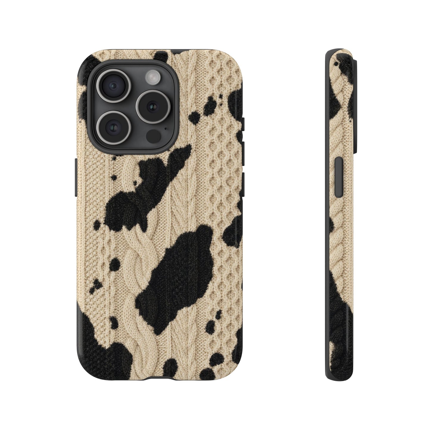 Cable Knit Cowhide Tough Case