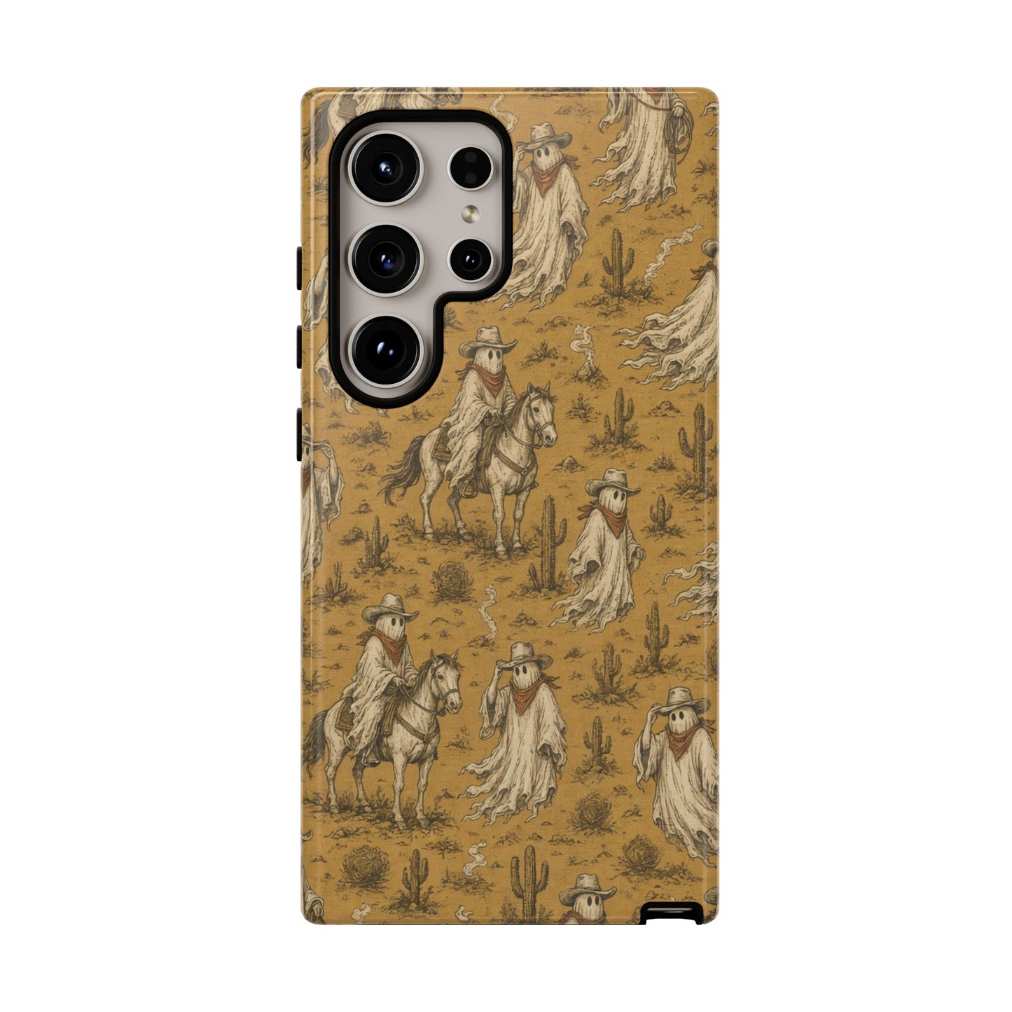Ghost Cowboy Toile Tough Case