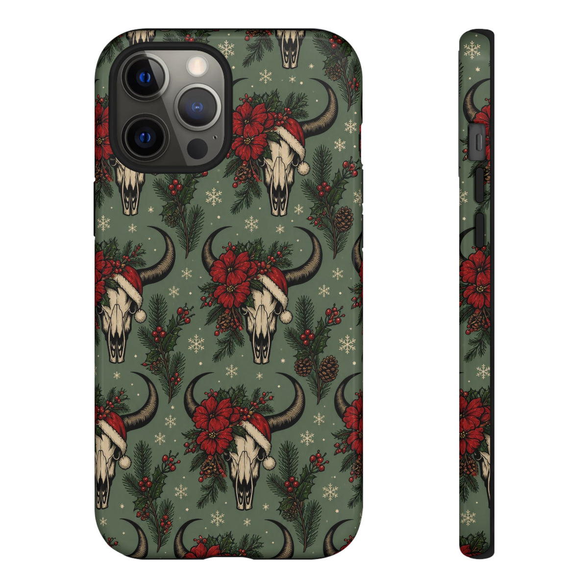 Santa Bull Skulls Tough Case