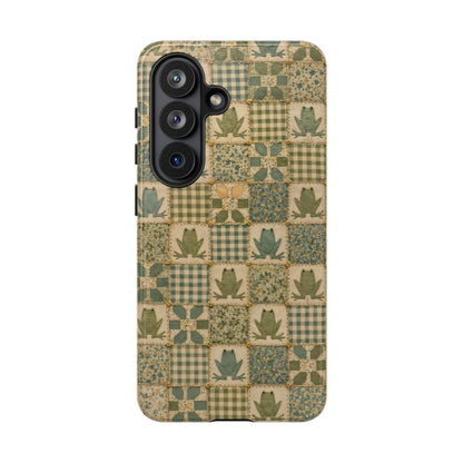 Frog Quilt Tough Case