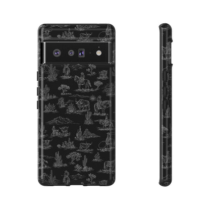 Midnight Toile Tough Case