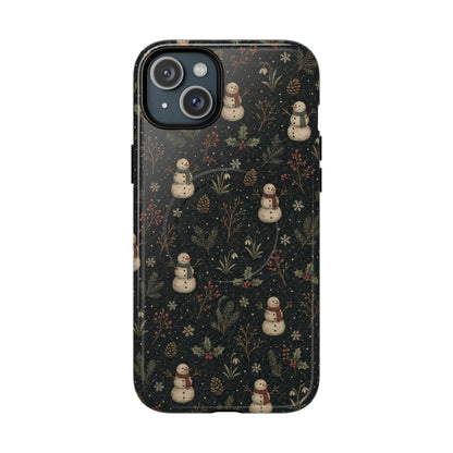 Midnight Snowmen Magnetic Case