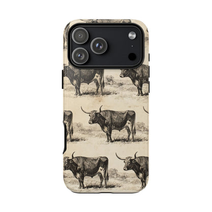 Vintage Longhorns Tough Case