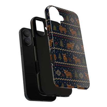 Highland Cow Sweater Tough Case