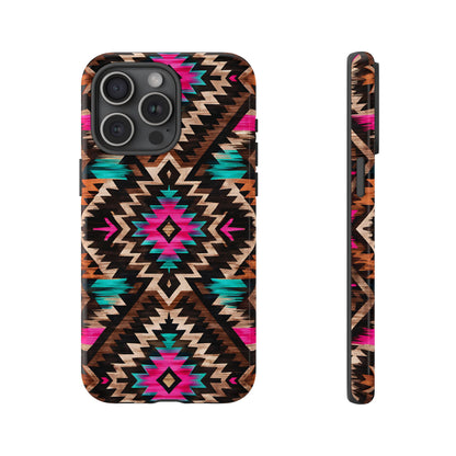 Neon Aztec Rug Tough Case