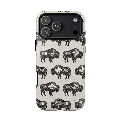 Aztec Buffalo Tough Phone Case