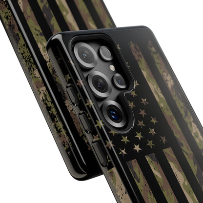 Camo Flag Patriotic Tough Phone Case