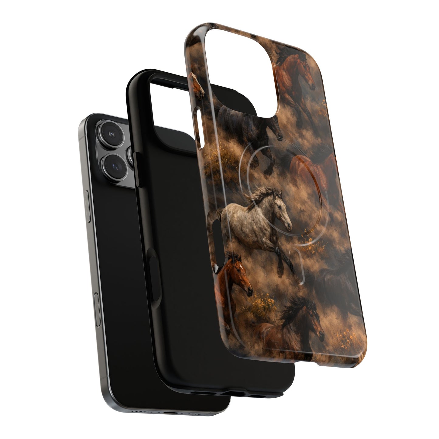 Running Horses Magnetic Case