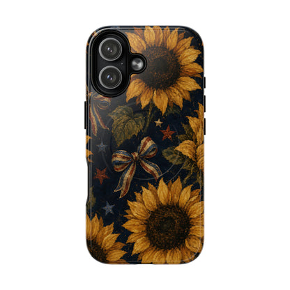 USA Sunflower Magnetic Case