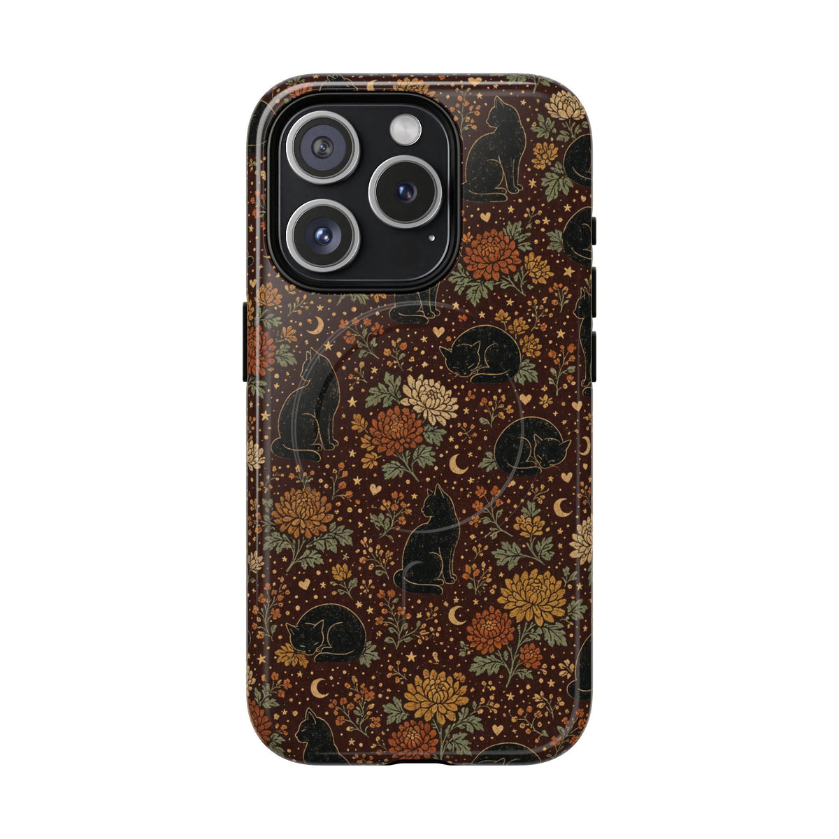 Chrysanthemum Cats Magnetic Case