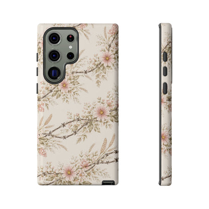 Floral Barbed Wire Tough Case