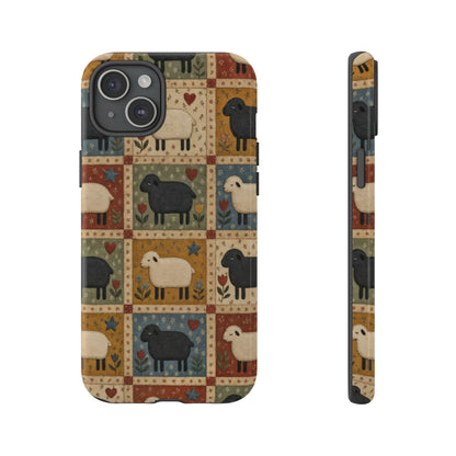 Sheep Quilt Tough Case