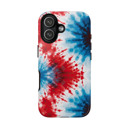 Patriotic Tie-dye Tough Phone Case