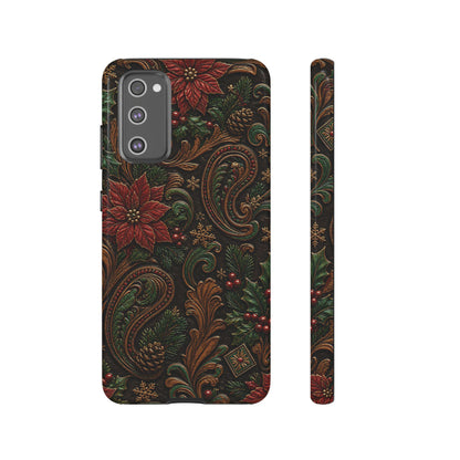 Carved Christmas Paisley Tough Case