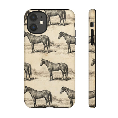 Vintage Horses Tough Case