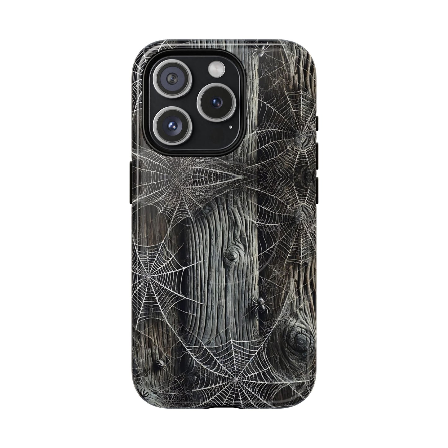 Spiderwebs Barnwood Magnetic Case
